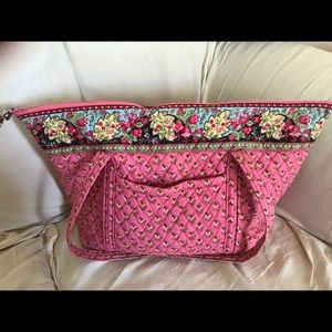 Pink pansy Miller bag- gently used