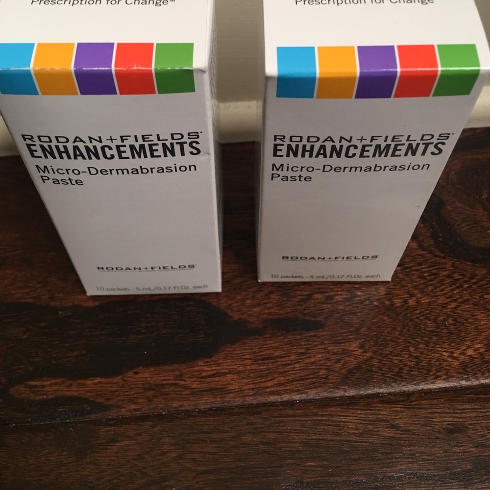 Reserved Microdermabrasion paste packets