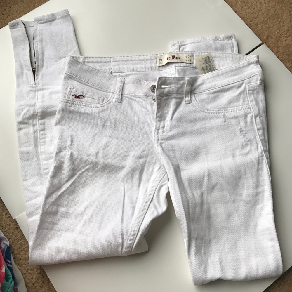 White Hollister Jeans