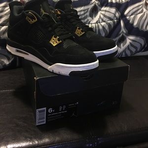 Nike Air Jordan Retro 4 IV Royalty Black