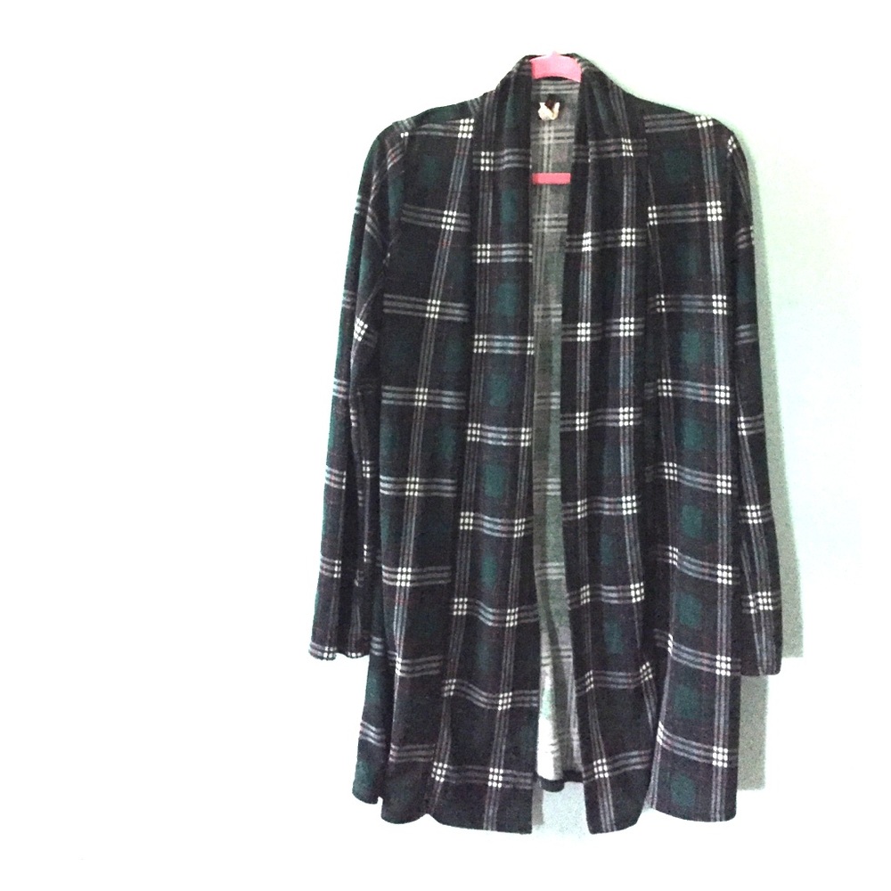 Boutique plaid sweater