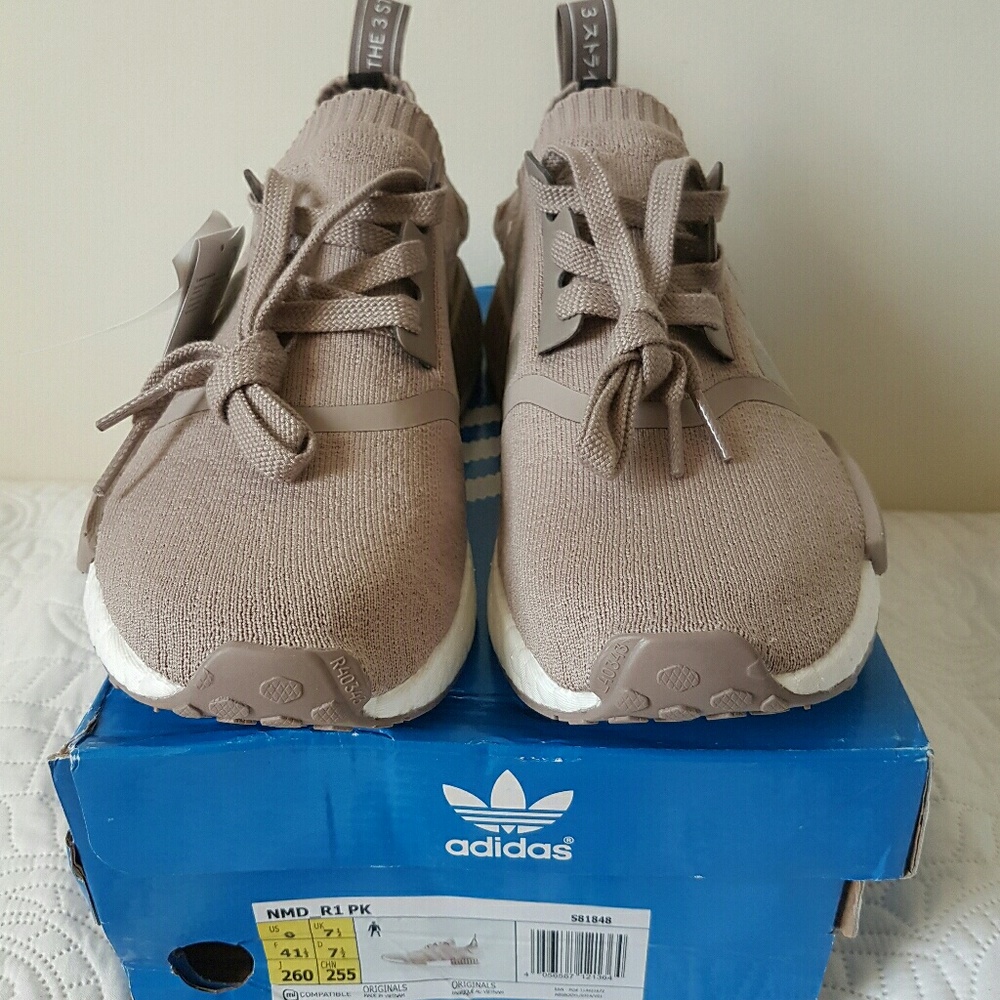 Adidas NMD R1 French Beige Vapour Grey Tan sz M 8
