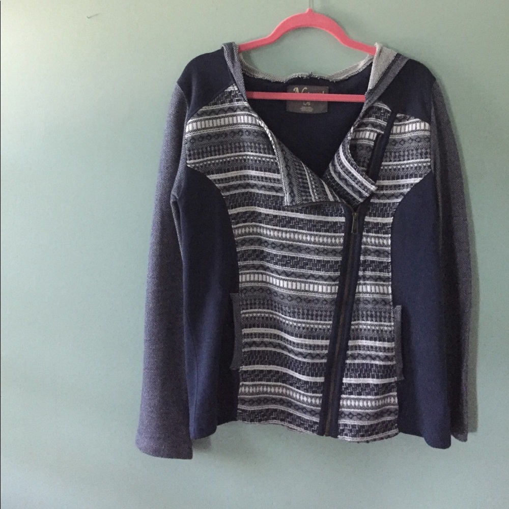 Boutique sweatshirt jacket