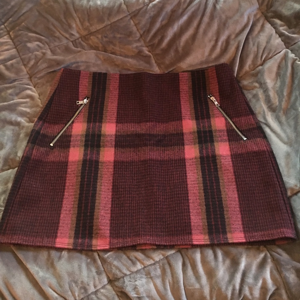 Gap plaid wool skirt size 12