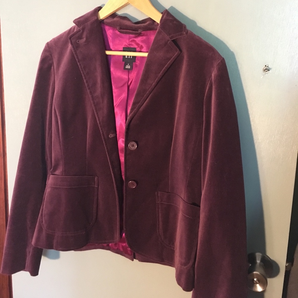 Gap velveteen blazer