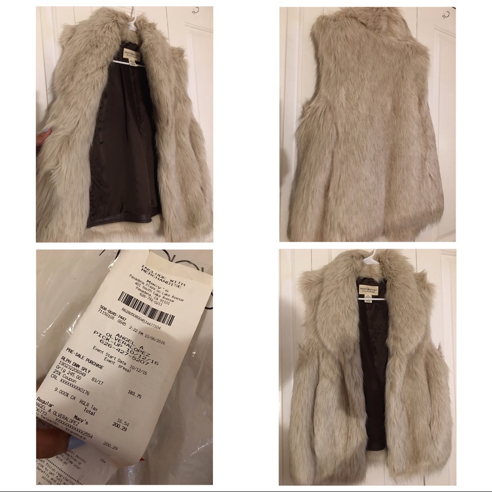 Ralph Lauren Fur Vest
