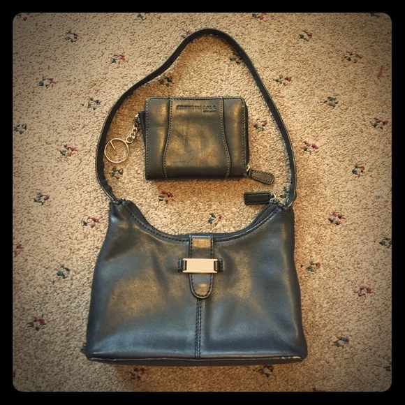 Kenneth Cole Black Mini Purse and Wallet - Picture 1 of 6