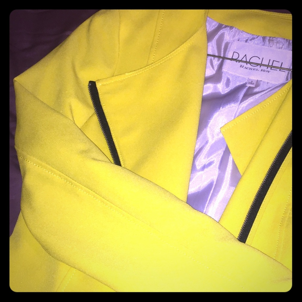 Rachel Roy Yellow Blazer