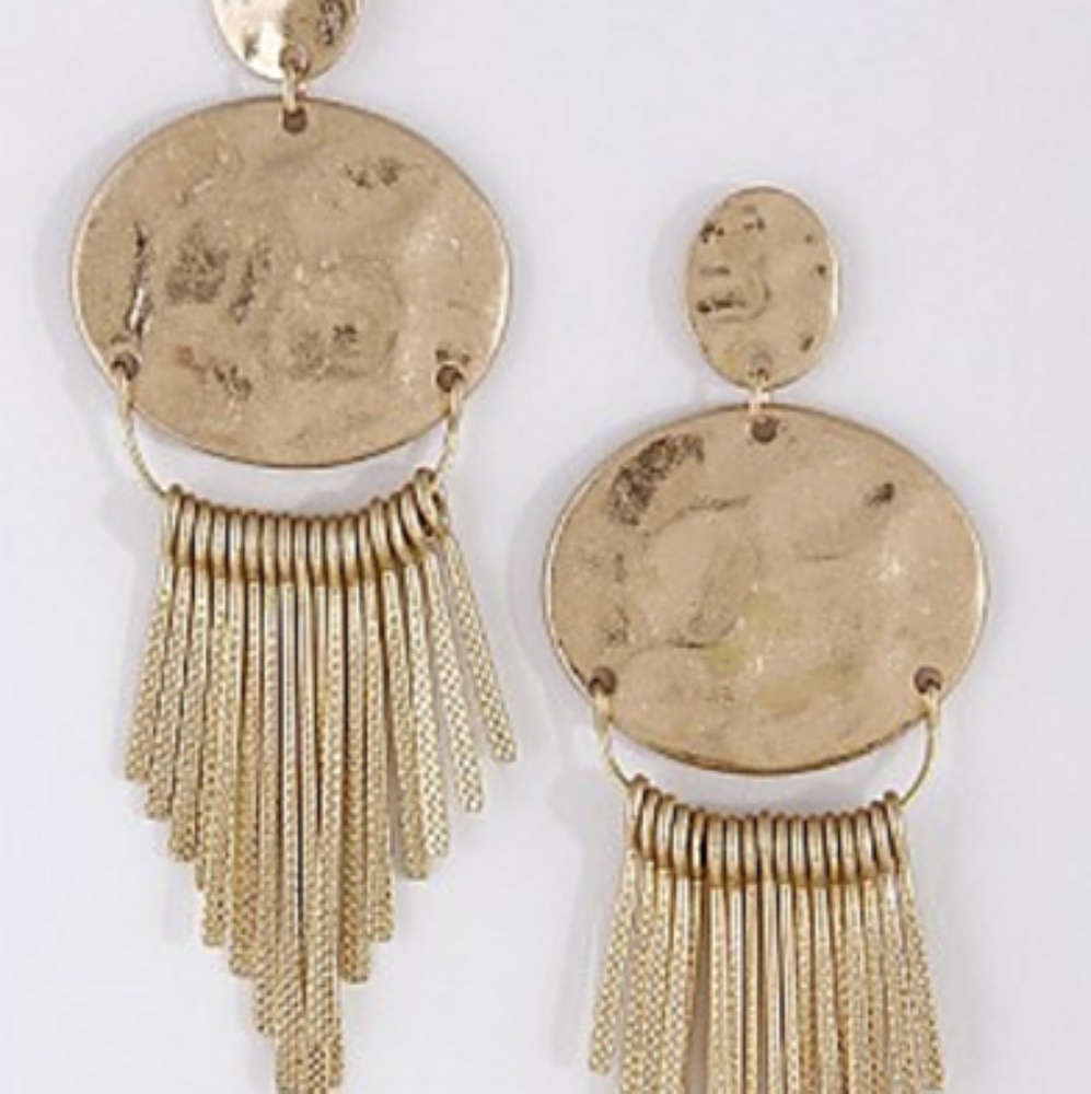 Gold Dangle Earrings