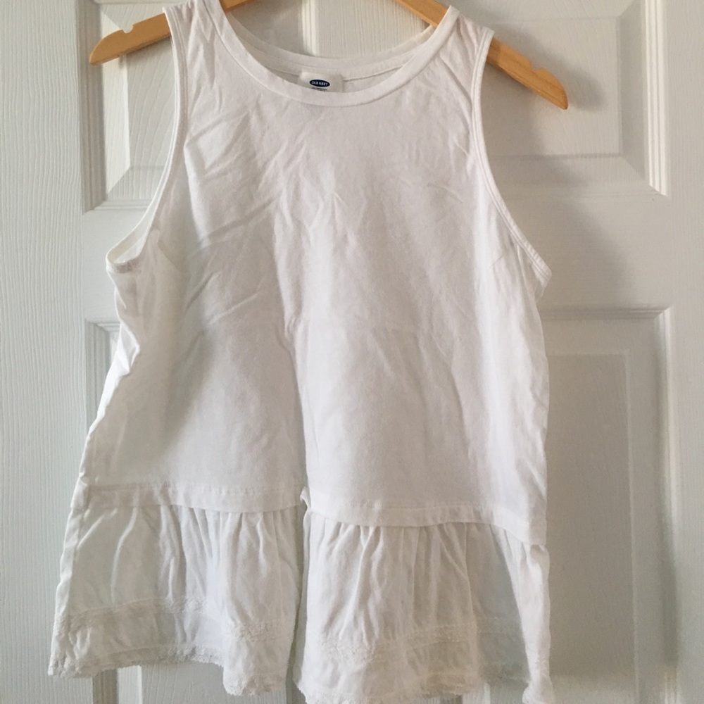 Old Navy Cotton Peplum Top