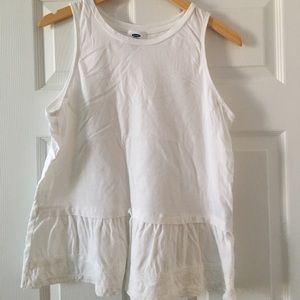 Old Navy Cotton Peplum Top