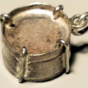 VINTAGE 1940'S STERLING SILVER DRUM CHARM