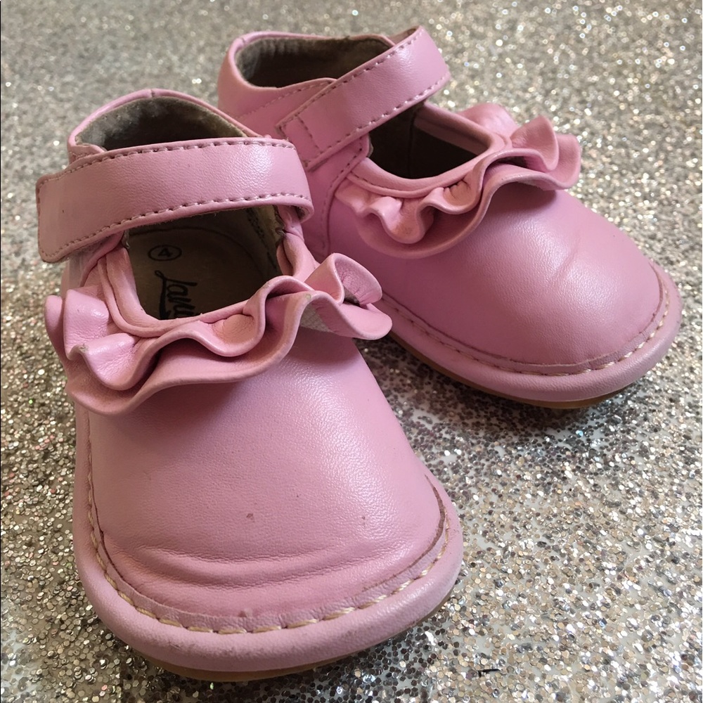 Squeakers! Toddler shoes.