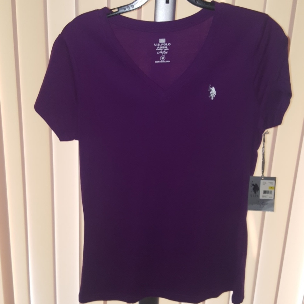 U.S. POLO ASSN. V-NECK SHORT SLEEVE SHIRT