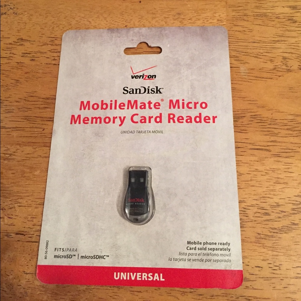 Verizon Micro Memory Card Reader