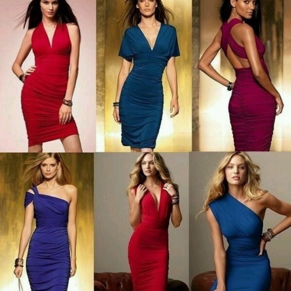 Moda Pink, Multi-Wear Midi Fitted Dress