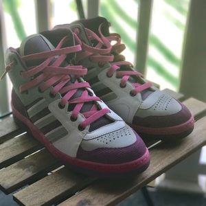 Sneakers pink, purple, white, grey