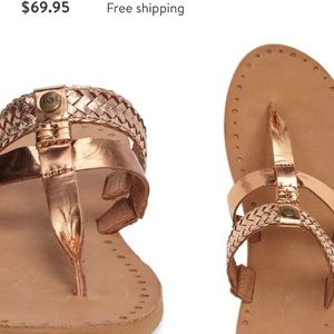 Ugg Audra Sandal size 7 great condition! rose gold