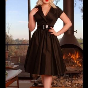 Black vintage dress