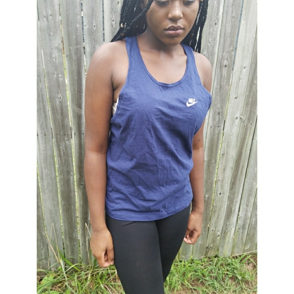 |Nike| Dark Blue Tank Top