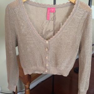 Gold cardigan