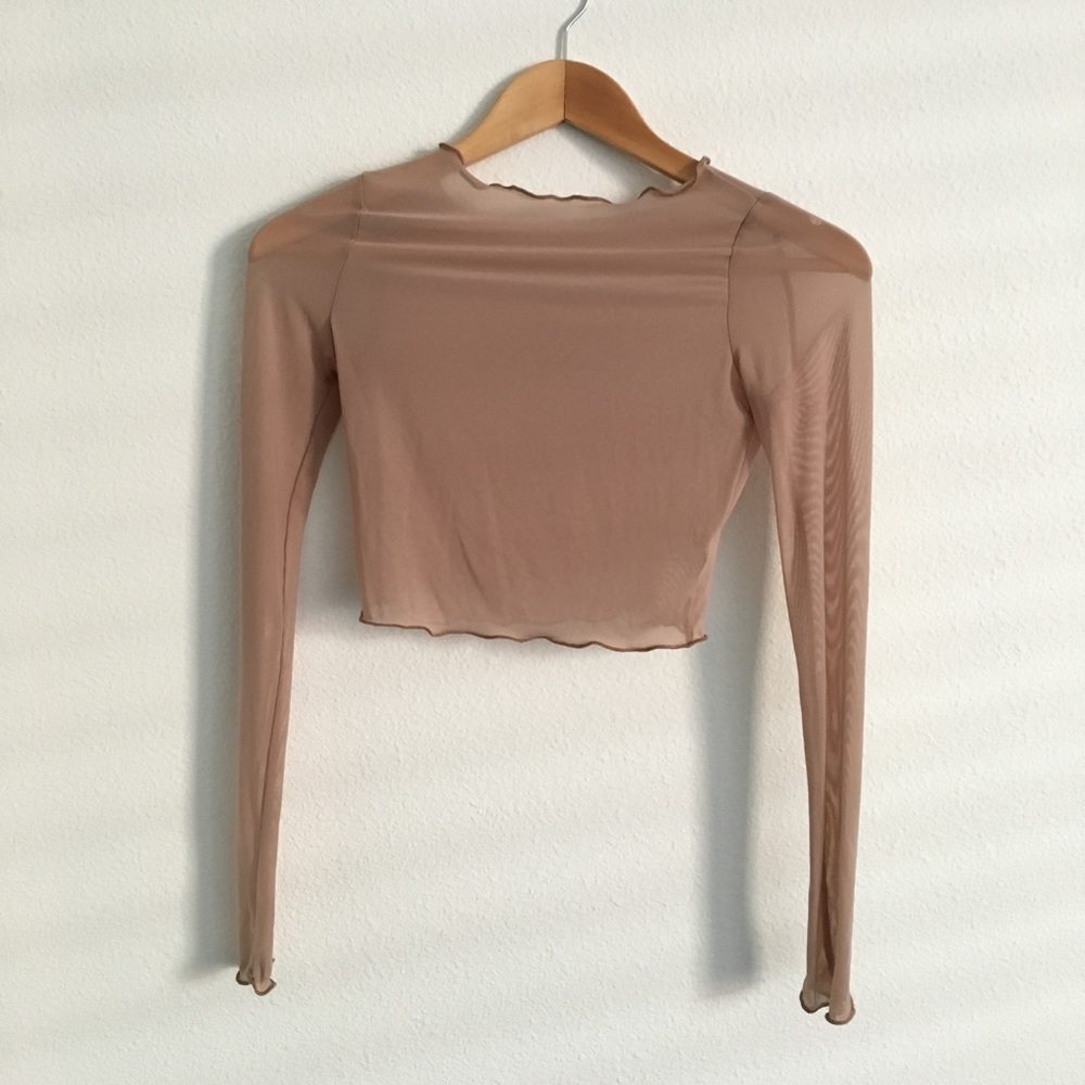 ❌SOLD❌ FASHION NOVA - CATCH MY WAVE TOP, NUDE ✨