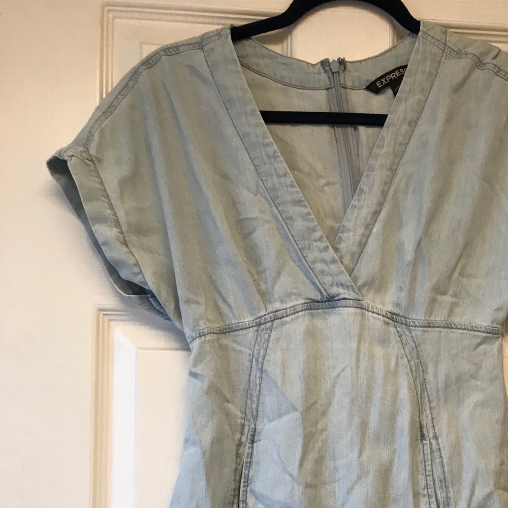 Express chambray dress