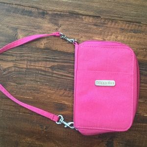 Pink phone wristlet