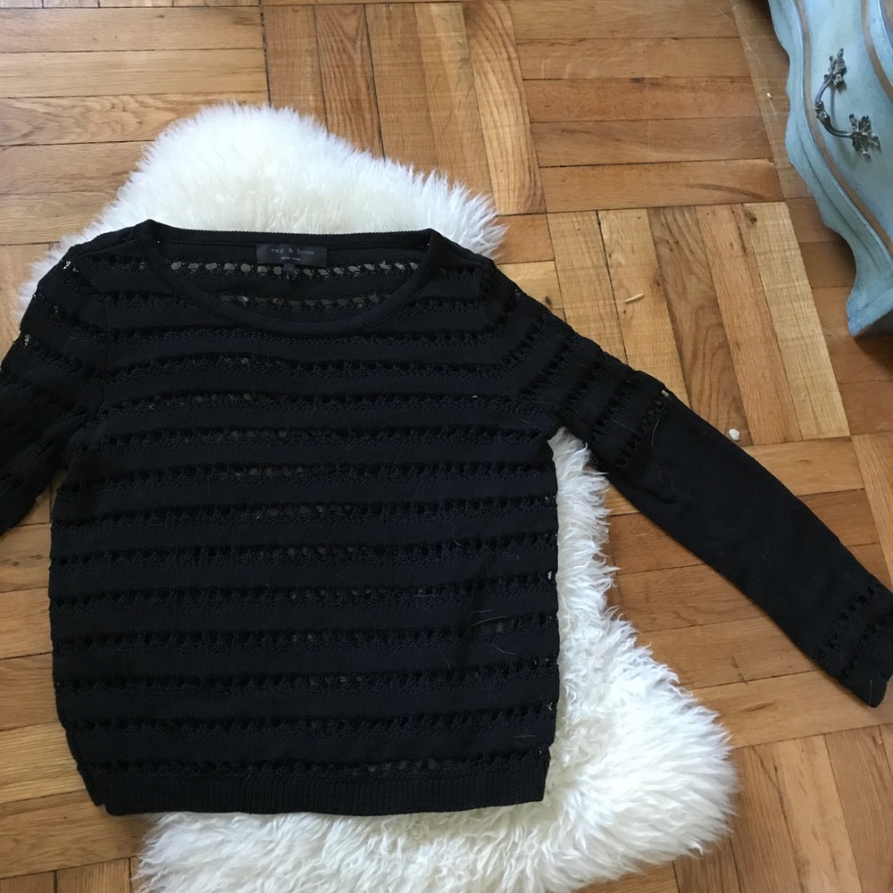 Rag & Bone open knit sweater