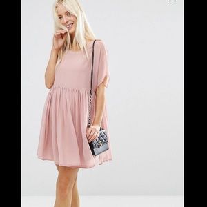 ASOS little pink smock dress