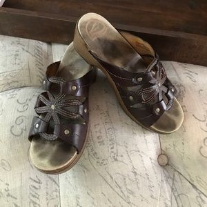 Dansko Brown Leather Sandals size 39 US 8.5 9