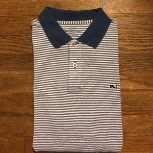 Vineyard Vines Striped Polo Large
