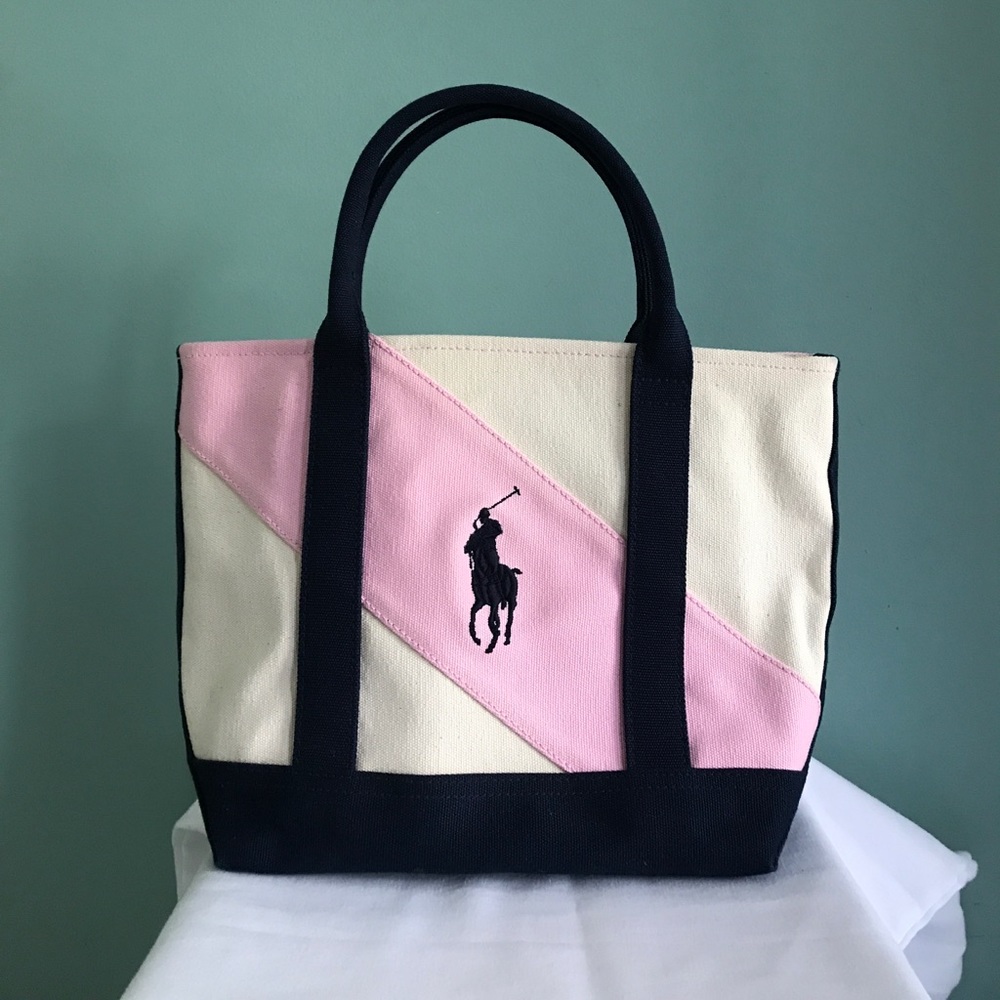NWOT POLO RALPH LAUREN CANVAS TOTE!!