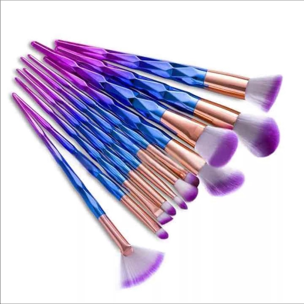 🌹🌹12pcs Unicorn Makeup Brushes Foundation Set