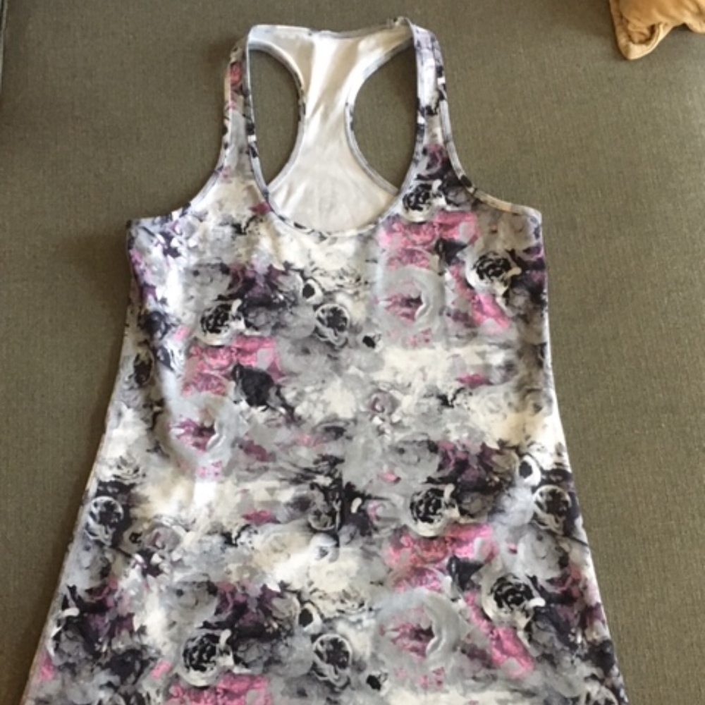 Lululemon Floral Cool Racerback Tank