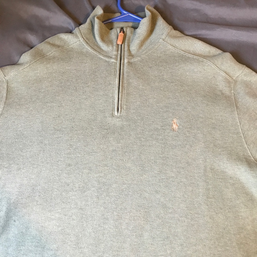 Ralph Lauren 1/4 zip large long sleeve shirt