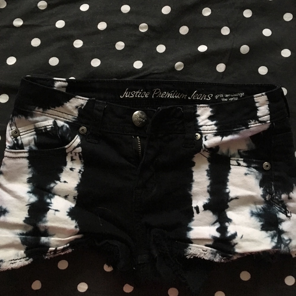 Justice jean shorts