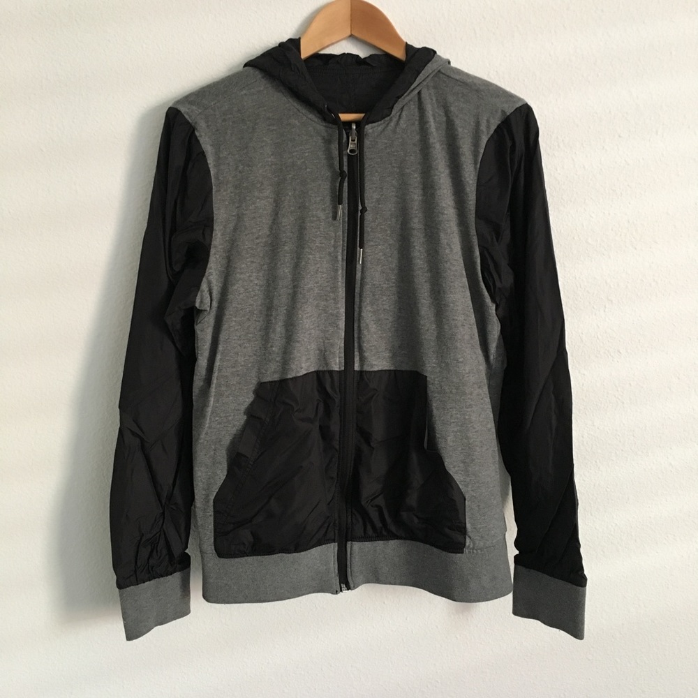 MACY'S - MENS REVERSIBLE JACKET, GREY/BLACK ✨