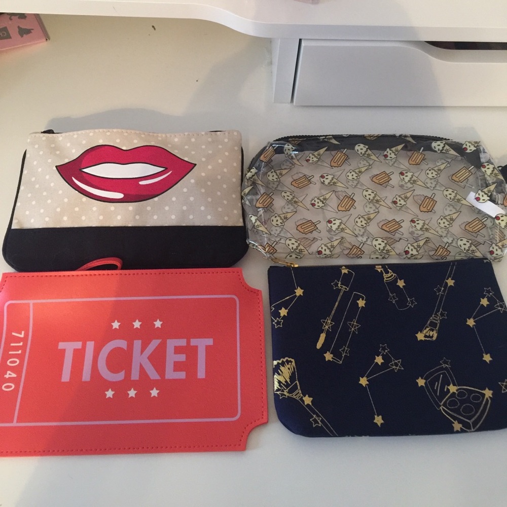 Bundle Of Ipsy Makeup Bags