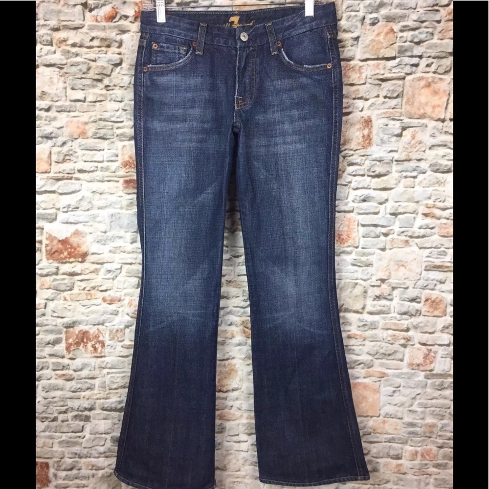 7 FOR ALL MANKIND Womens Flare Jeans Sz 27