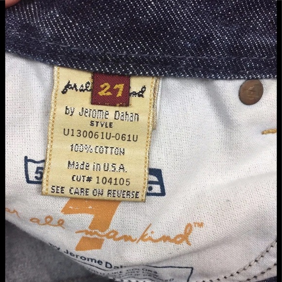 7 FOR ALL MANKIND Womens Flare Jeans Sz 27 - Picture 7 of 7