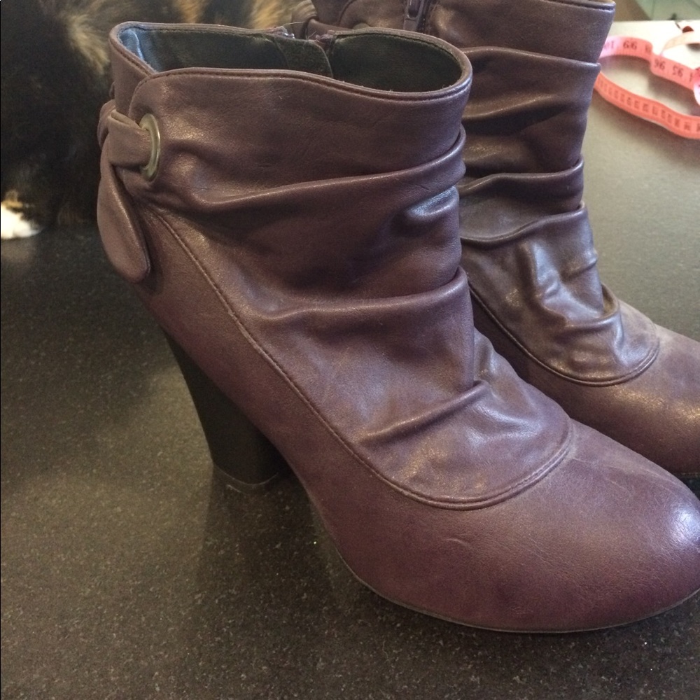 Deep Plum 3.5" Booties