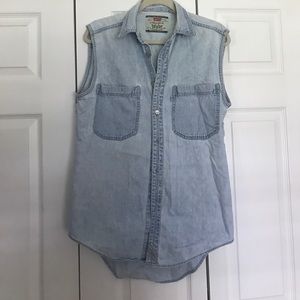 Levi's Jean Sleeveless top.