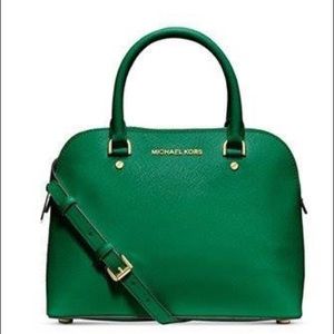 Michael Kors Original Dome Satchel - Green