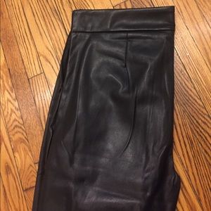 Pleather leggings
