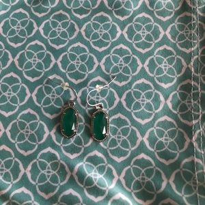 Kendra Scott Lee Earrings in green