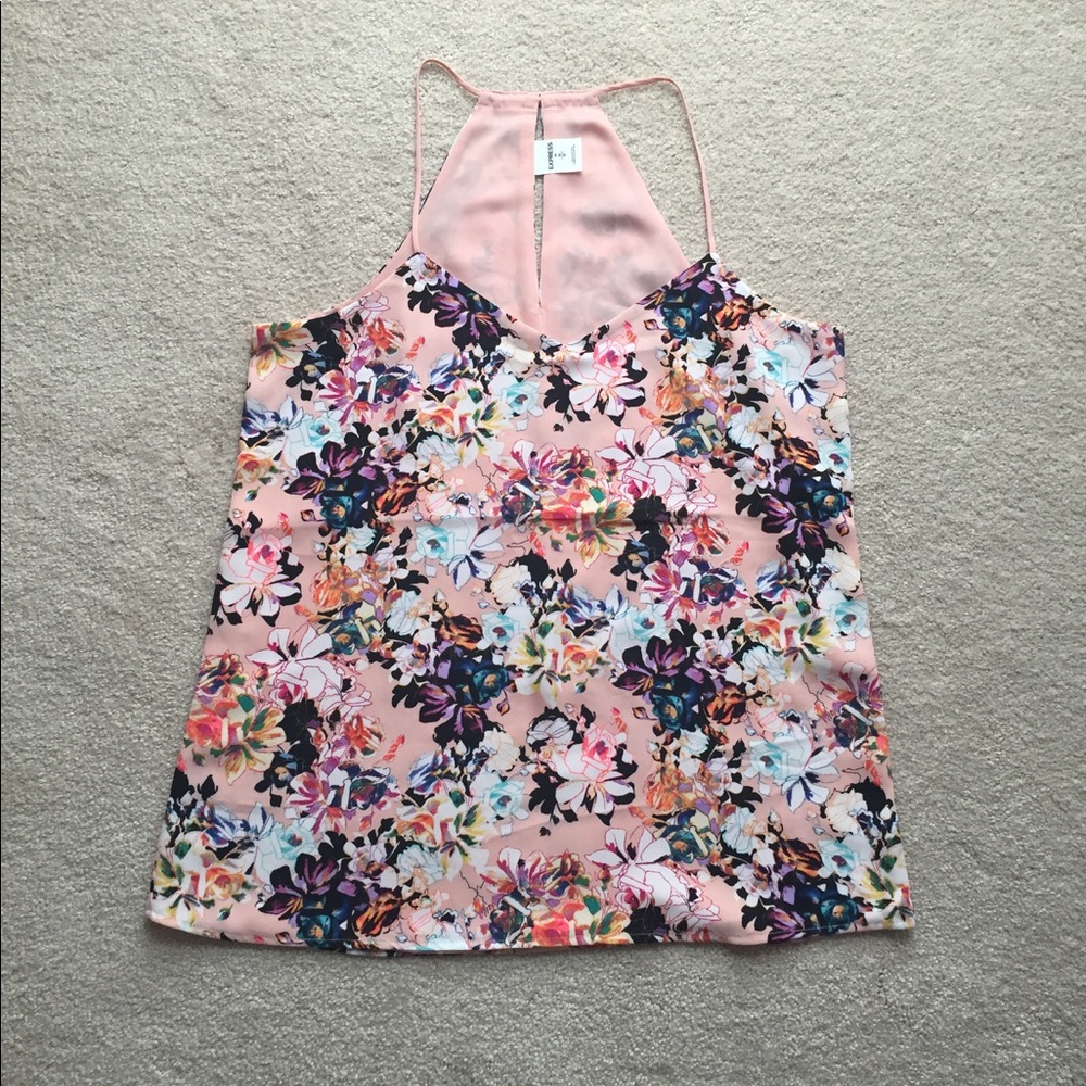 Express Factory Outlet Floral Tank Top