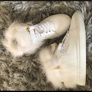 Buschemi Rabbit Fur Sneakers