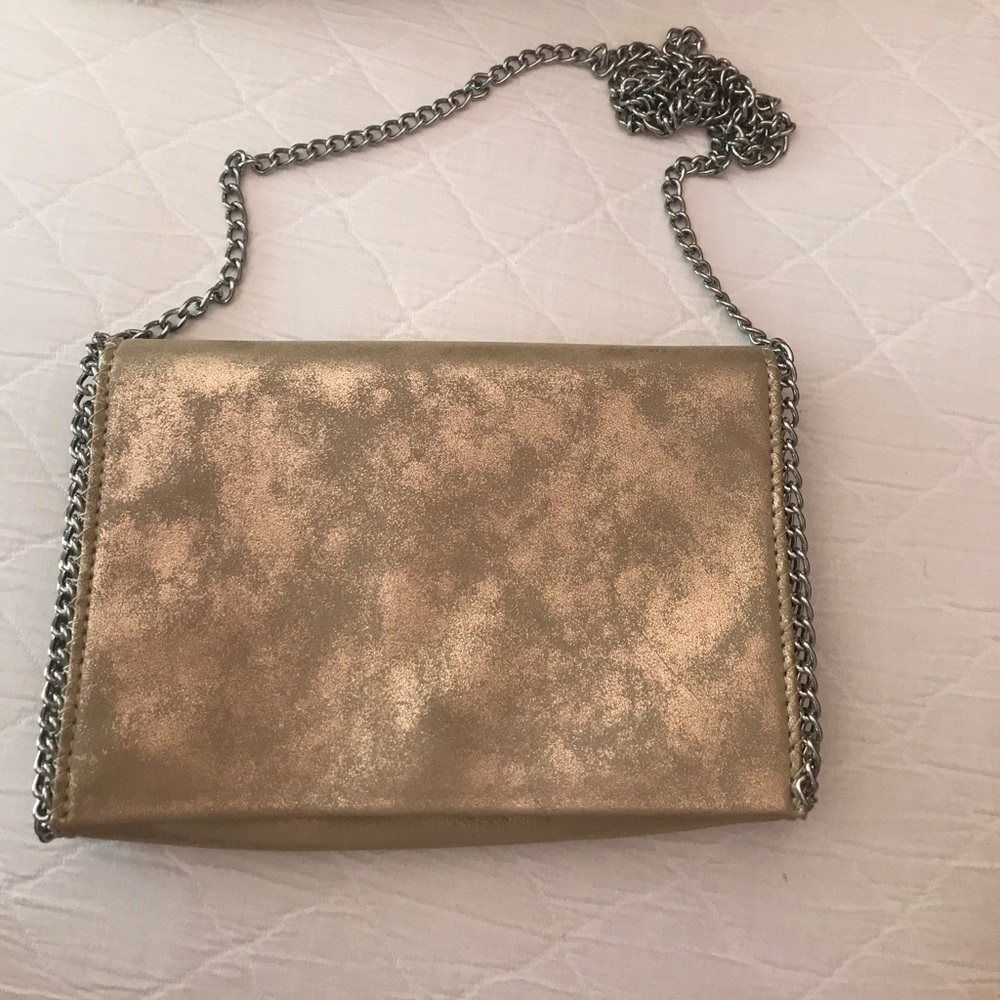 Cute metallic shoulder bag