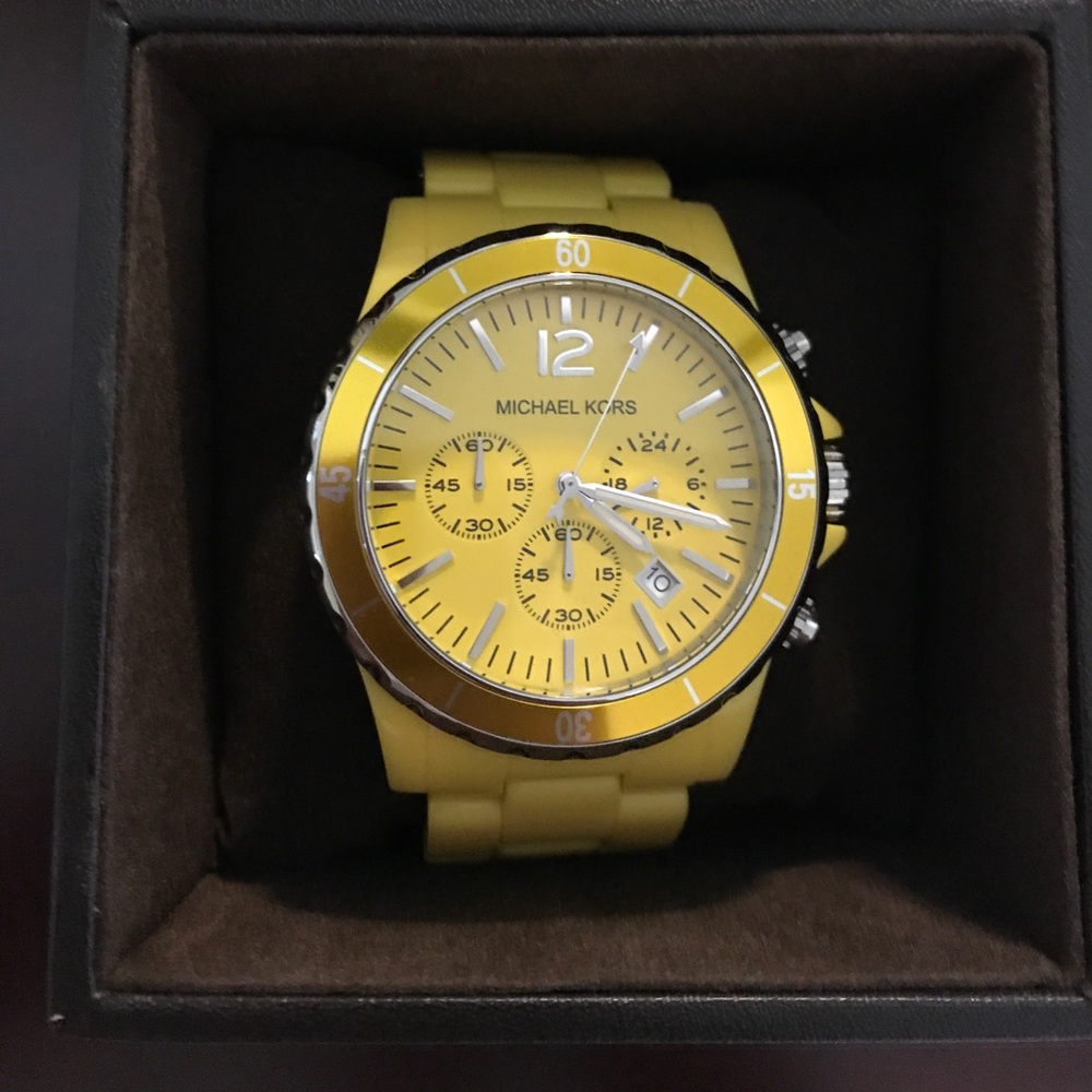Michael Kors yellow watch
